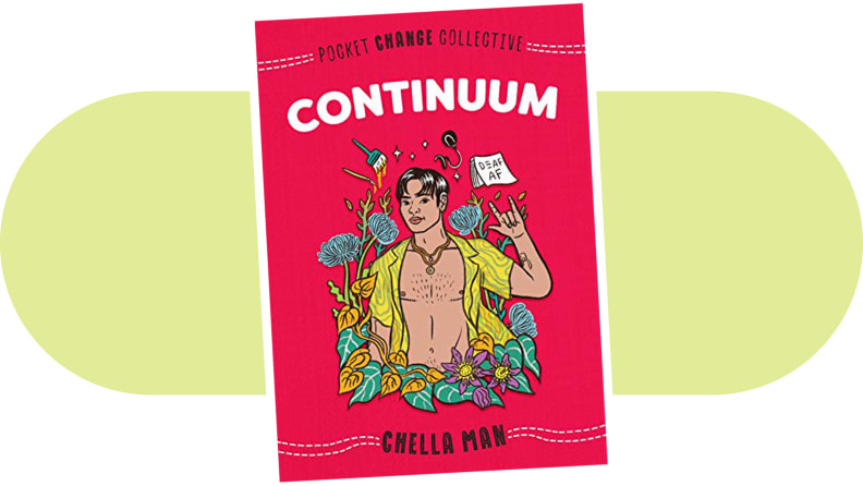 Chella Man'in Continuum kitabının kapağının ürün fotoğrafı.