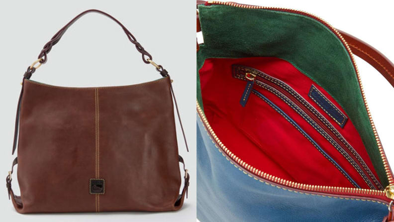 Dooney & Bourke Florentine Leather Twist Sac Shoulder Bag 