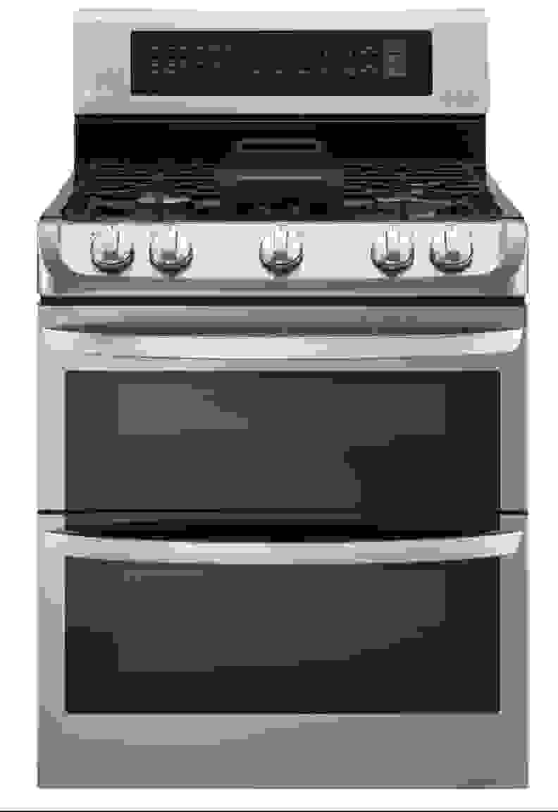 LG ProBake双烤箱范围外观