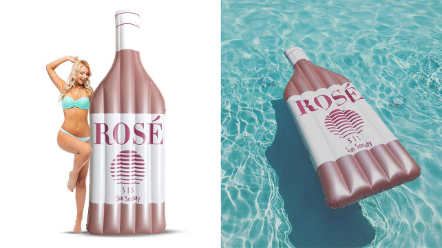 Sun Society Rosé Pool Float