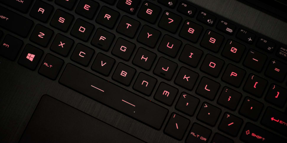 MSI GS40 Phantom Keyboard
