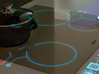 The Beko InnoWise concept is a virtual touch control system for the kitchen, like something out of a sci-fi movie.