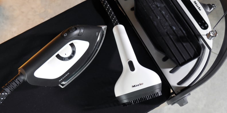 The Miele Fashion-Master can iron and steam as well as the cleaners