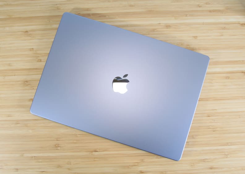 Apple's MacBook Pro 16 M1 Max closed on a desk.