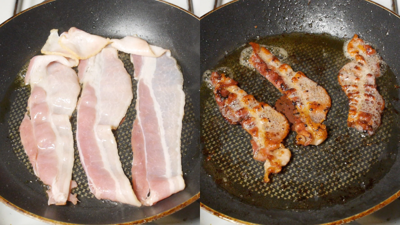 Bacon on Stovetop