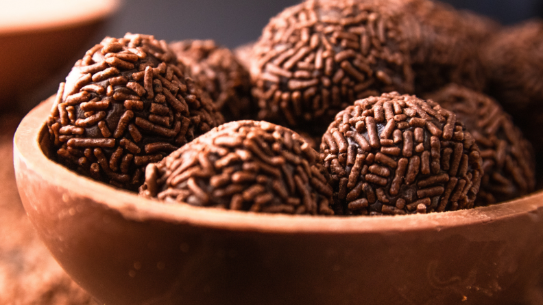There's no training required for making delicious chocolate truffles.