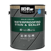 Product image of Behr Premium Solid Color Waterproofing Stain & Sealer