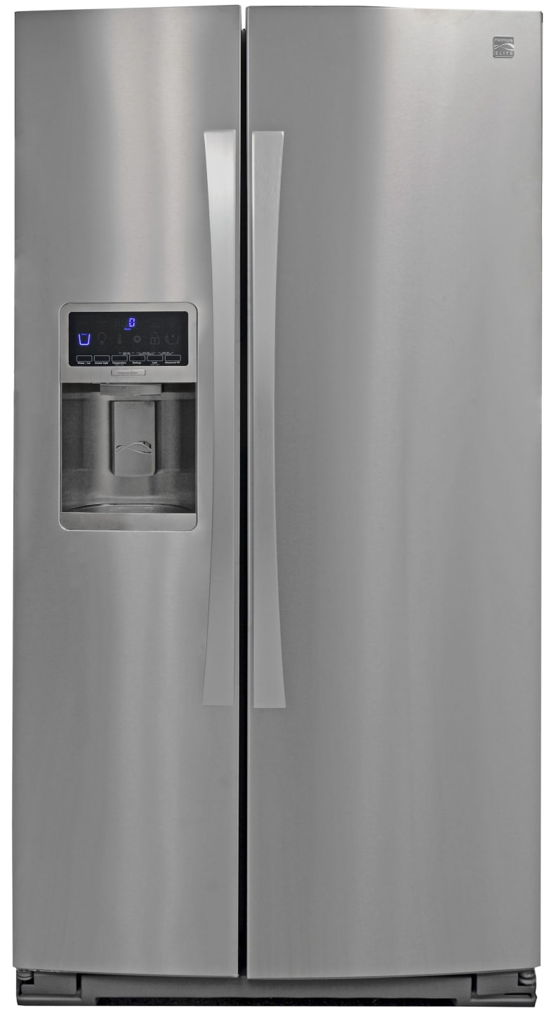 The Kenmore Elite 51773 stainless side-by-side adds style to your kitchen without completely emptying your wallet.