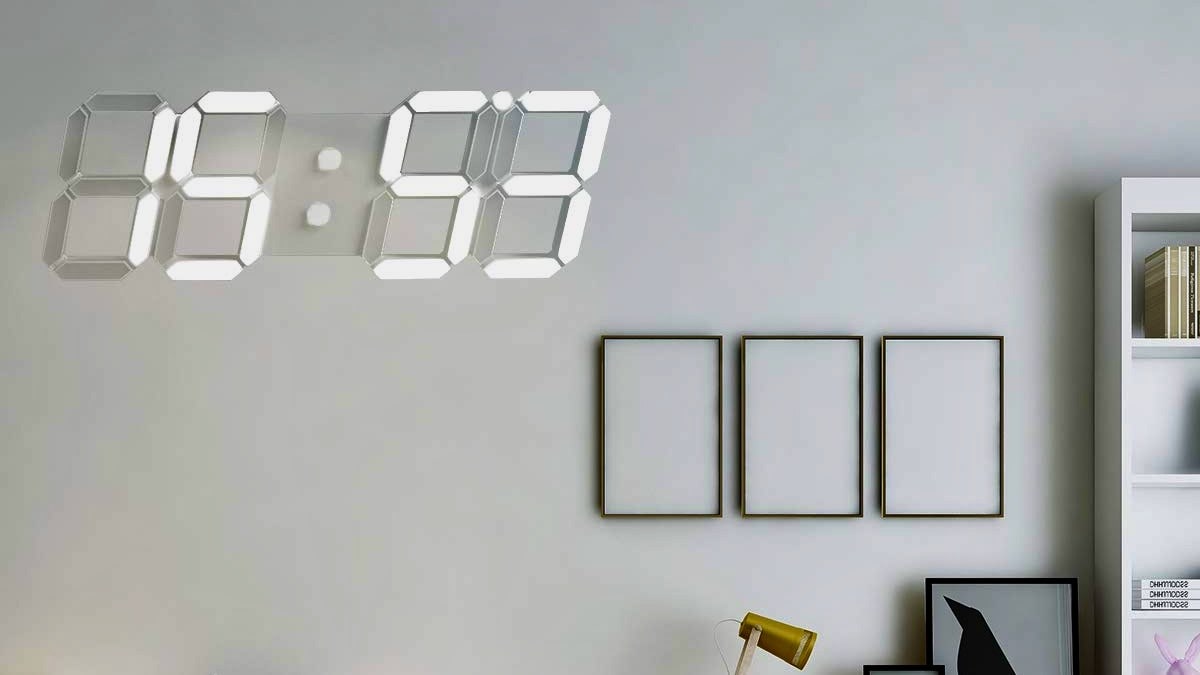 Wall Clock Digital 