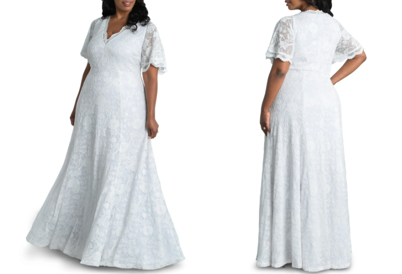 bridal white dress Nordstrom