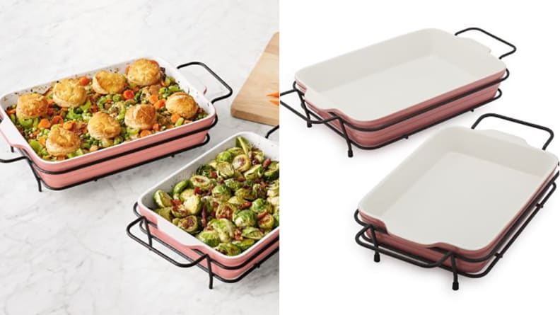 Stoneware Bakers with Bonus Racks