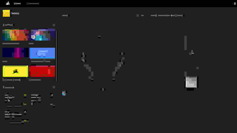 Corsair iCue software