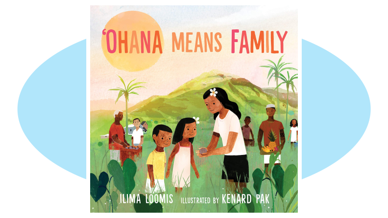 The cover art of Ohana Means Family.