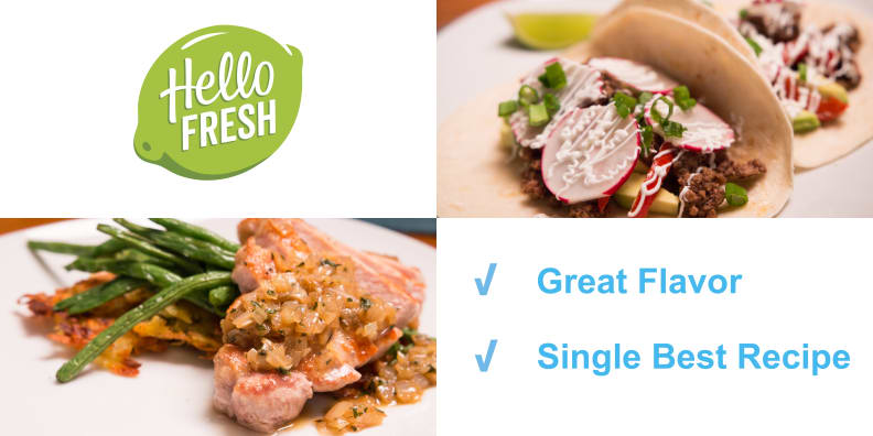 Hello Fresh was convenient and offered the best tasting meals of any subscription box I tried.