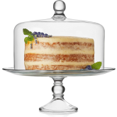 Product image of Libbey Selene Glass Cake Stand with Dome