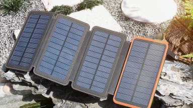 Photo of a Hiluckey solar panel.