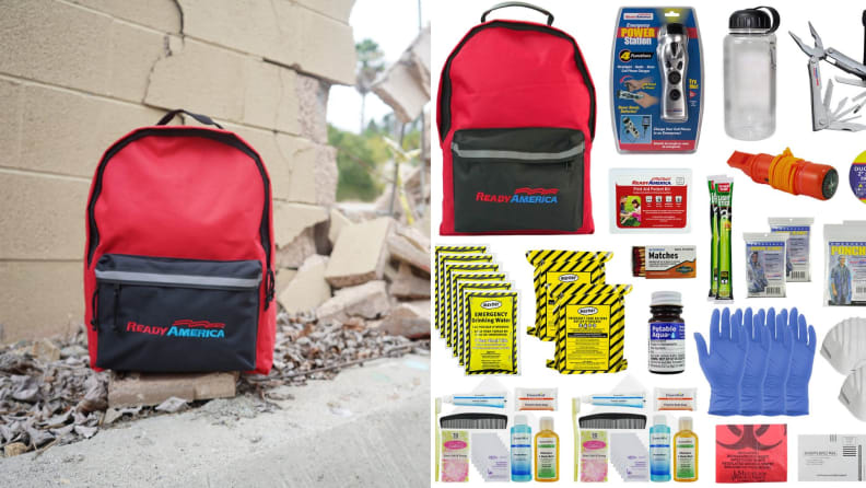 Ready 2 Go Bag Compact Emergency Kit for All Disasters (Earthquakes,  Hurricanes, Wildfires + More)
