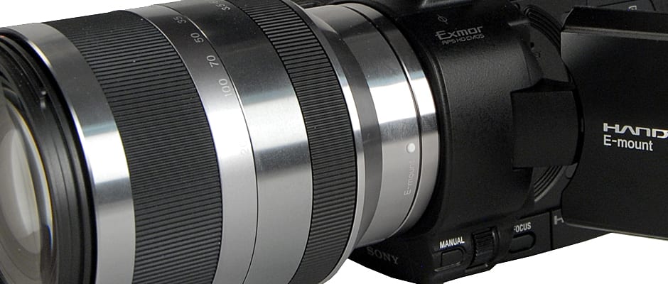 ソニー Sony NEX-VG20 + E 18-200mm ビデオカメラ SONY NEX-VG20 Video Camera Handycam for α E mount [Excellent++]