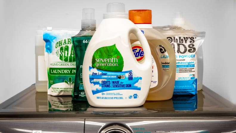 Many eco-detergents are water-based and mild enough for delicate fabrics.