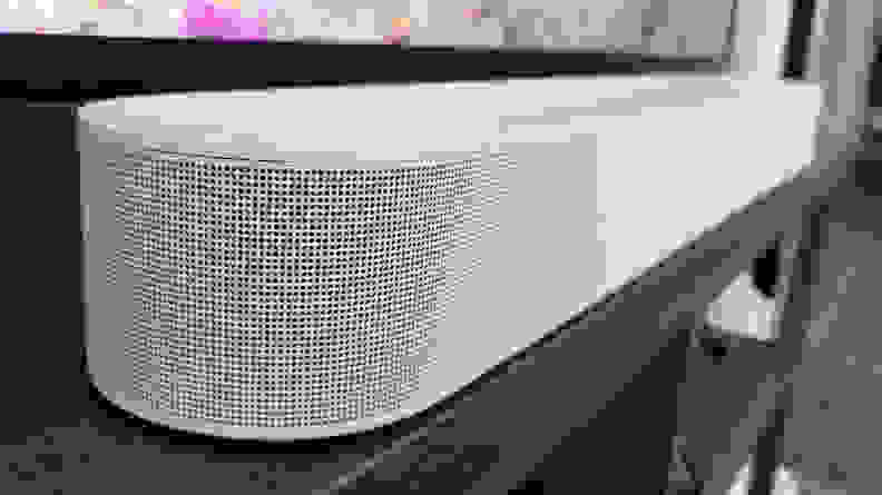 The new polycarbonate speaker grill of the Sonos Beam Gen 2