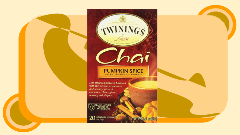 Single box of spiced chai tea.