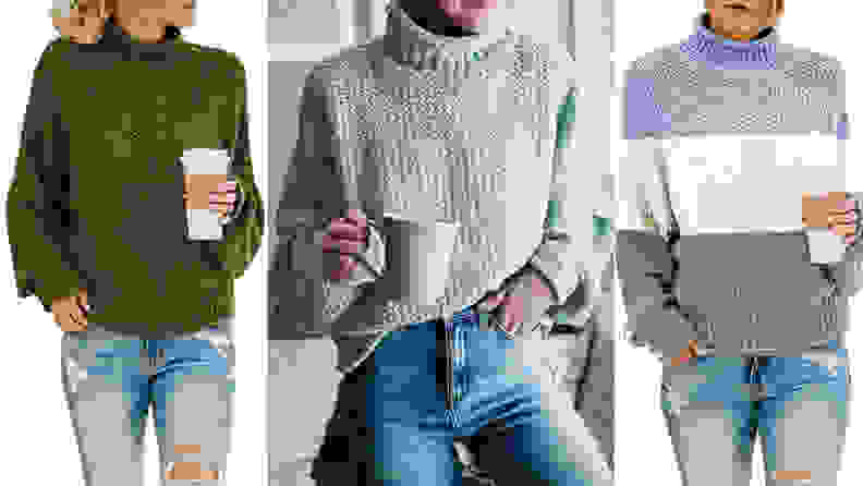 This pullover is available in every color imaginable.