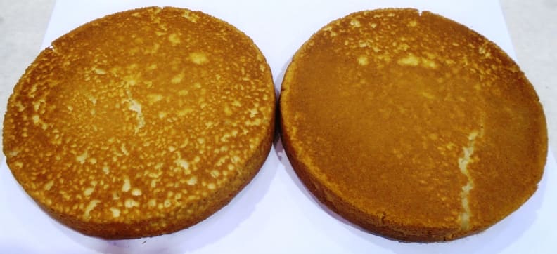 Cake on convection