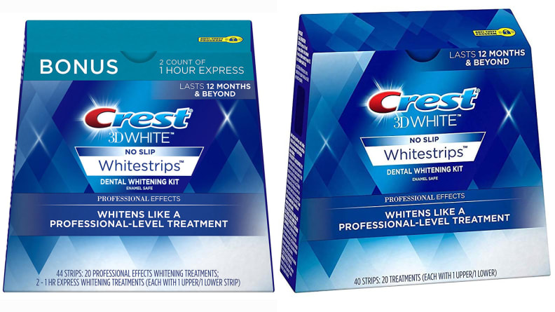 Crest 3D and Professional Whitestrips