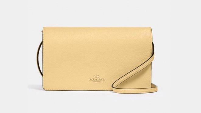 Pastel yellow crossbody bag