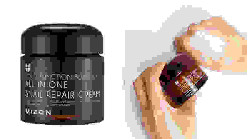 A photo of the Mizon All In One Snail Repair Cream.