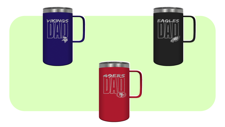 Father's Day gifts for dads who are sports fans: NFL Team Travel mug