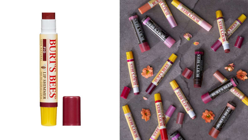 A photo of the Burts Bee’s Lip Shimmer.