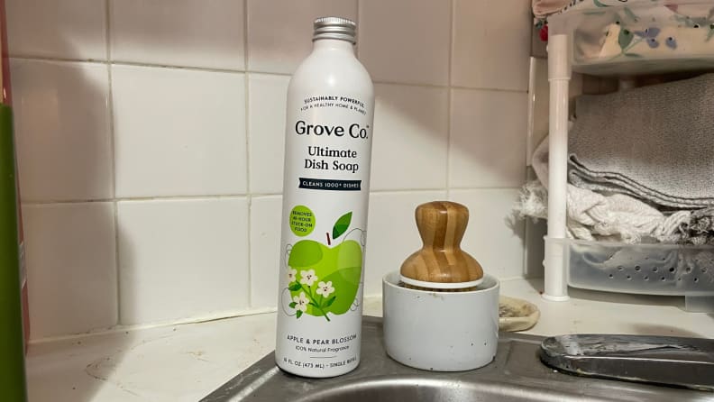 Grove Co. grove co. bubble-up dish soap dispenser & brush set