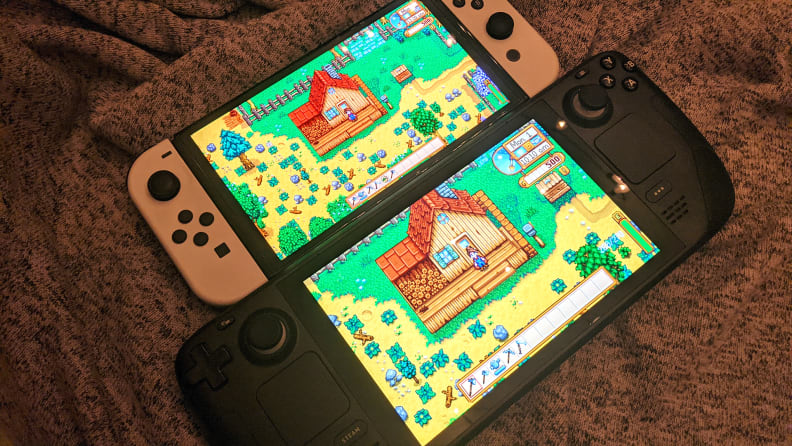 Steam Deck vs Nintendo Switch OLED: two different forms of handheld gaming