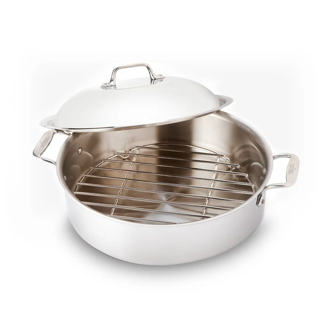 All-Clad Braiser with Rack and Domed Lid D3 Stainless