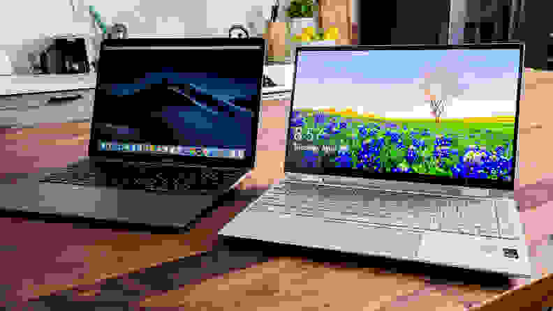 HP Spectre x360 13t  vs MacBook Air