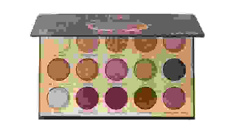 An image of the autumnal shades available in the Hocus Pocus eyeshadow palette from Ulta and Colourpop.