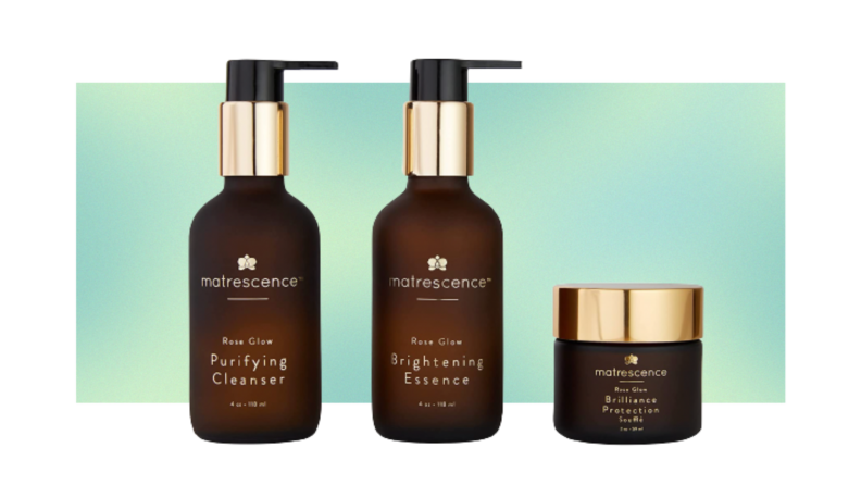 A set of Matrescense skincare products