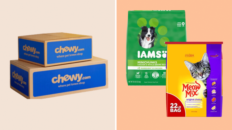 Chewy box and pet food