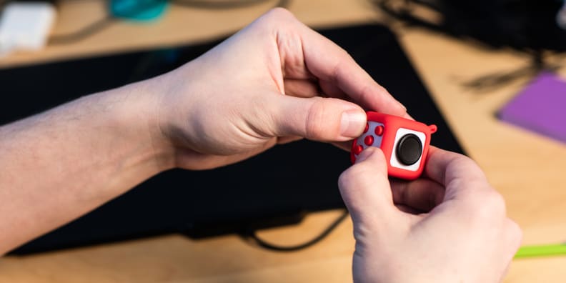 A fidget cube is perfect for idle hands