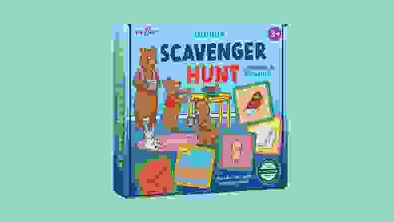 The eeBoo Scavenger Hunt Indoor Game box set.