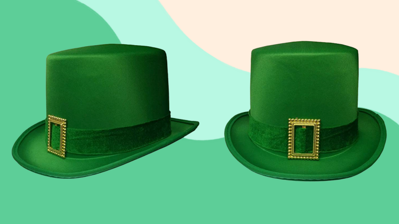 Green St. Patrick's Day top hat.