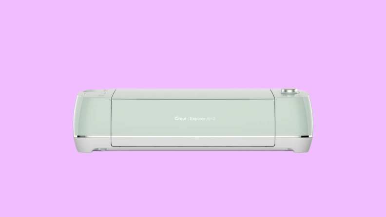 Product image of the Cricut Explore Air 2 on a Reviewed background..