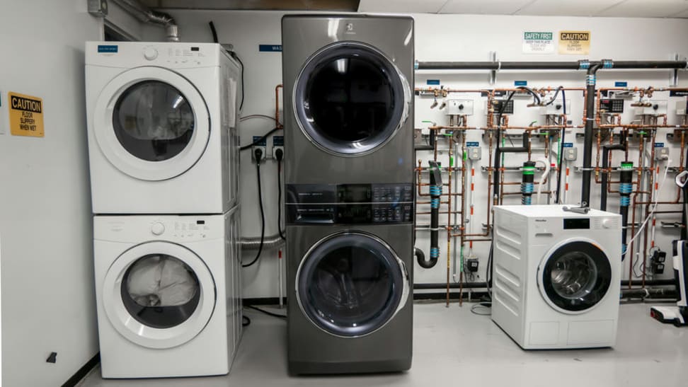 Electrolux dryer and washer combo top