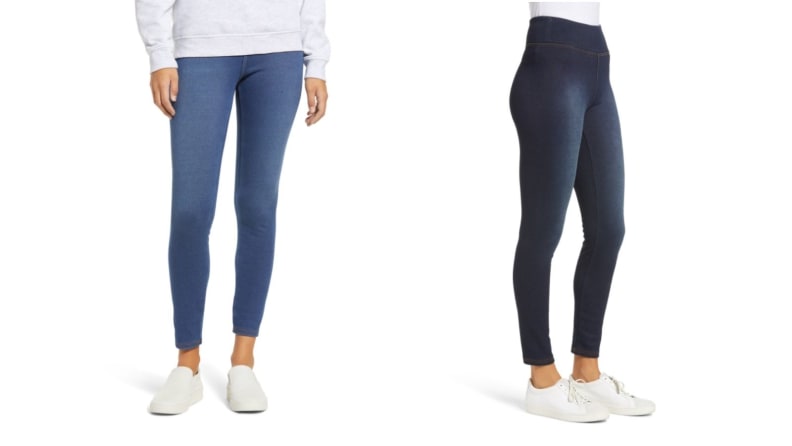 Thermal Fleece Denim Jeggings Super Comfy Stretch Denim Skinny Jeans For  Women High Waist Thermals Faux Denim Jeggings Leggings Jeans