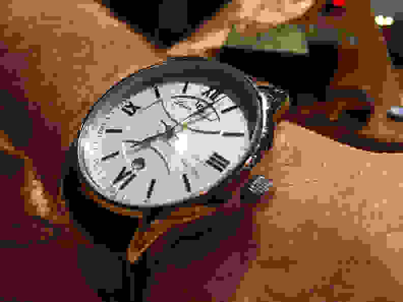 iPhone 6s wristwatch closeup
