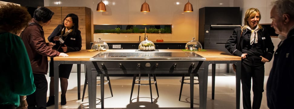 The La Cornue W. Induction Table is a stylish take on a typically dull piece of kitchen tech.