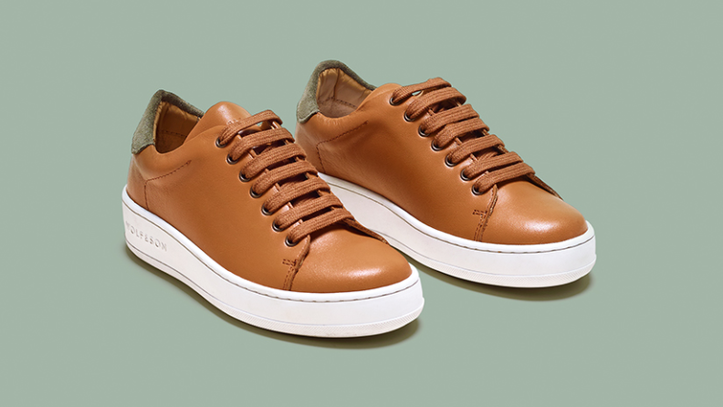 Wolf and Son tan leather shoes