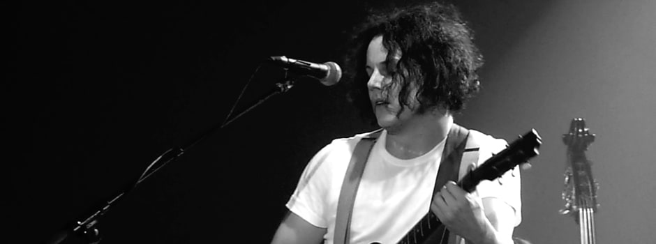 Jack White performs on stage