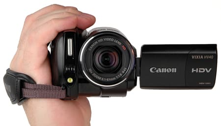 canon vixia hv40 camcorder review
